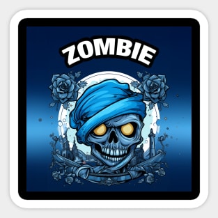 Zombie Skeleton Sticker